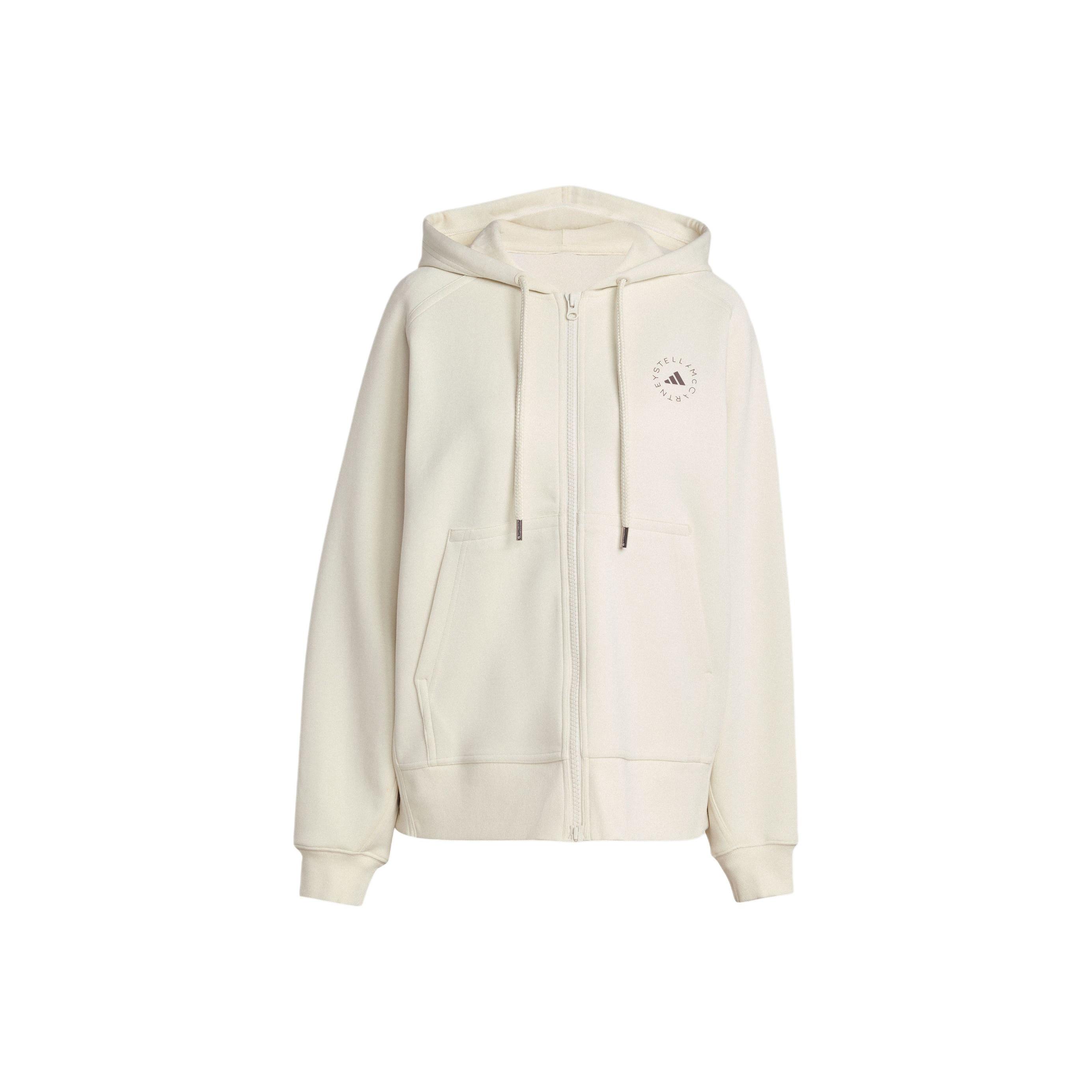 

Adidas Stella McCartney Full-Zip Hoodie Sports Loose Fit Raglan Long Sleeve Jacket Women Jackets JX6769 S