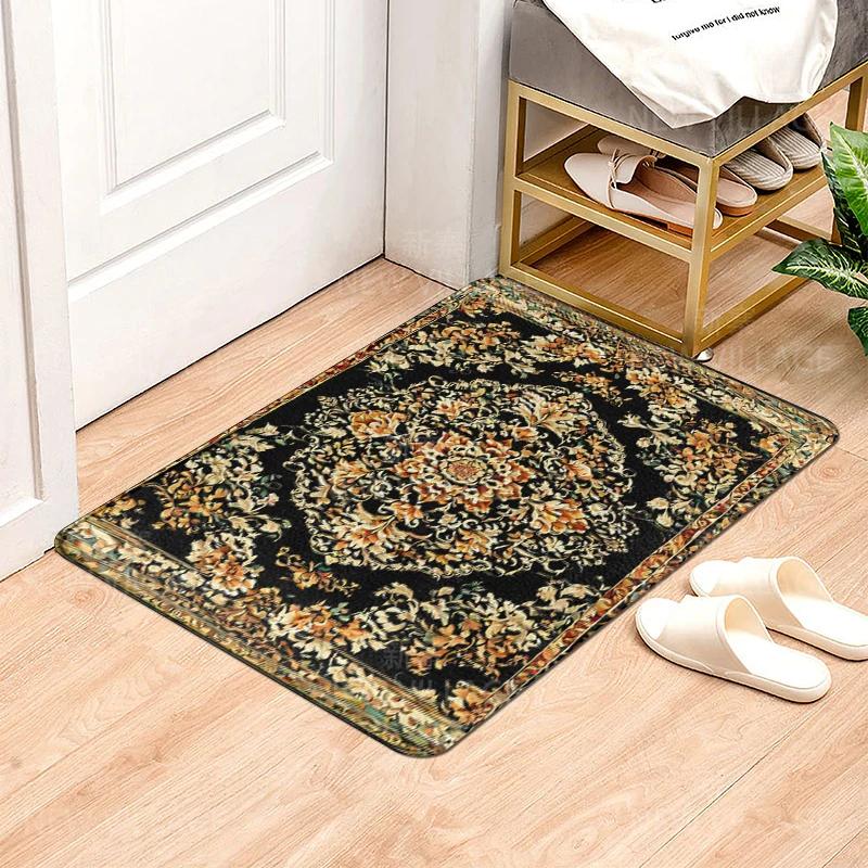 House Entrance Carpet Home Door Mat Modern Nordic Style Room Bath Foot Bathroom Non-slip Kitchen Water Absorption Rugs Abstract