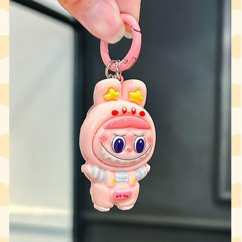 Girl Heart Cartoon Soft Cute Couple Best Friend Keychain Pendant Cute Japanese Korean Style