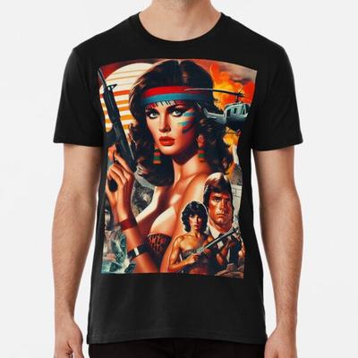 80er Jahre Kriegsfrau T-Shirt S-5XL Bestes T-Shirt