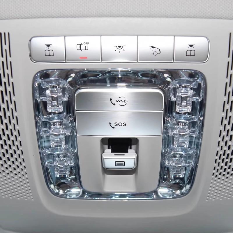 For Mercedes-Benz X247 H247 C118 W167 X167 W177 CLA GLA A-class GLE GLS EQA EQB roof reading light button patch