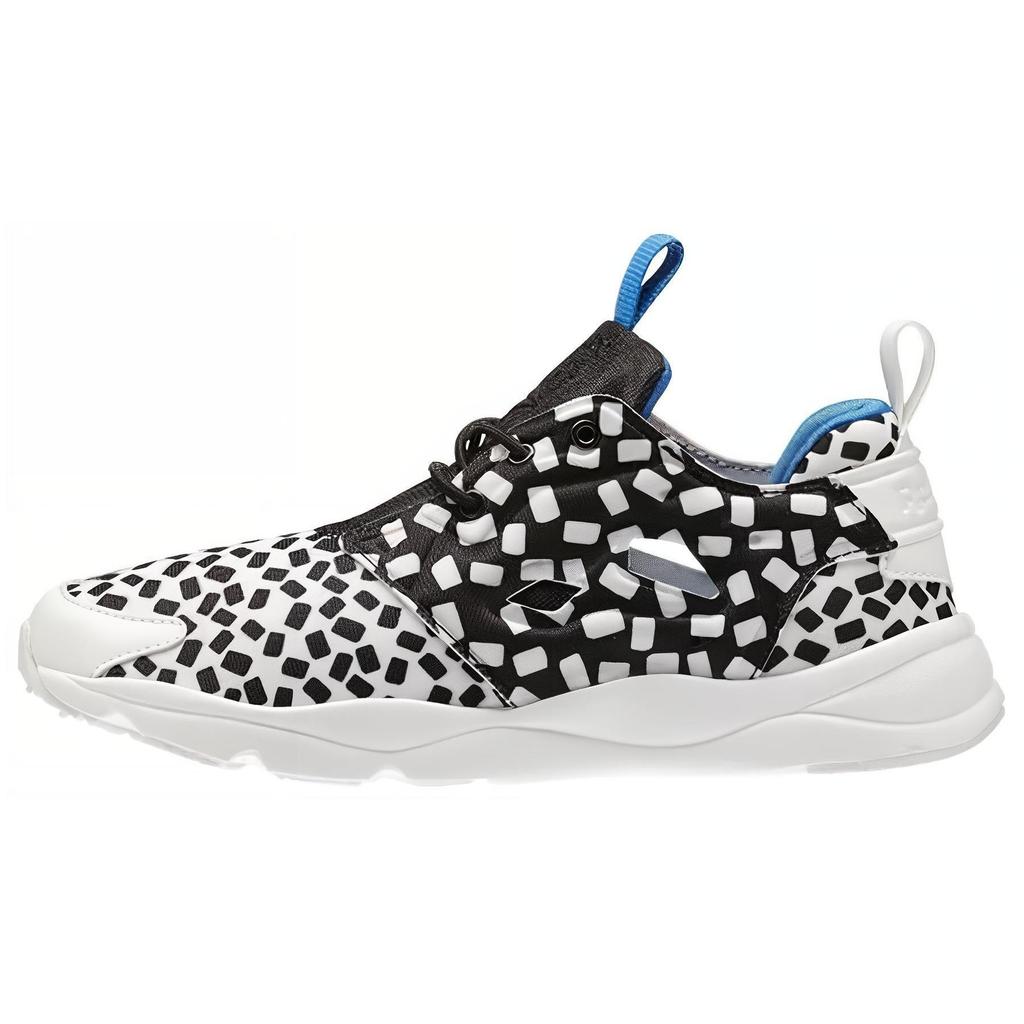 Reebok Furylite Comfortable Versatile Low-Top Casual Running Shoes Women Sneaker White Black Blue V69634