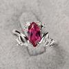 High-End Oil Drop Painted Butterfly Ring Women'S Foreign Gas Diamond High-End Ring