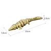 Brass Reptile Sculpture Home Accent Piece