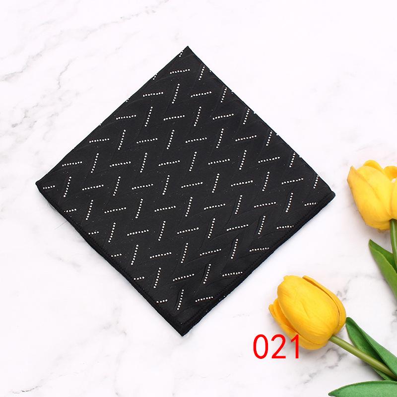 Men'S Pocket Towel Polyester Suit Dress Chest Towel Multi-Color Handkerchief Geometry Square Towel Source Sales