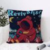 The RRevivalistsS Band Cushion Cover Breathable Linen Pillow Cover SkinFriendly Home Decor Pillowcase with Hidden Zipper