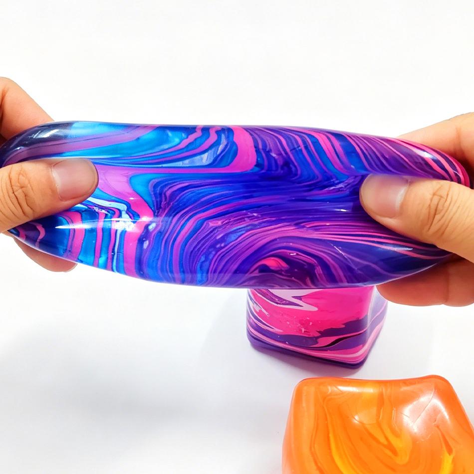 1-4Pcs Ripple Ice Cube Maltose Decompression Toy Ice Cube Fidget Toys Squeeze Toy Anti-Stress Sensory Toy Pinch For Kids Adults