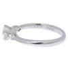 Ring Pt900Platinum/diamond #4.3(US Size) 2.8g Women Used