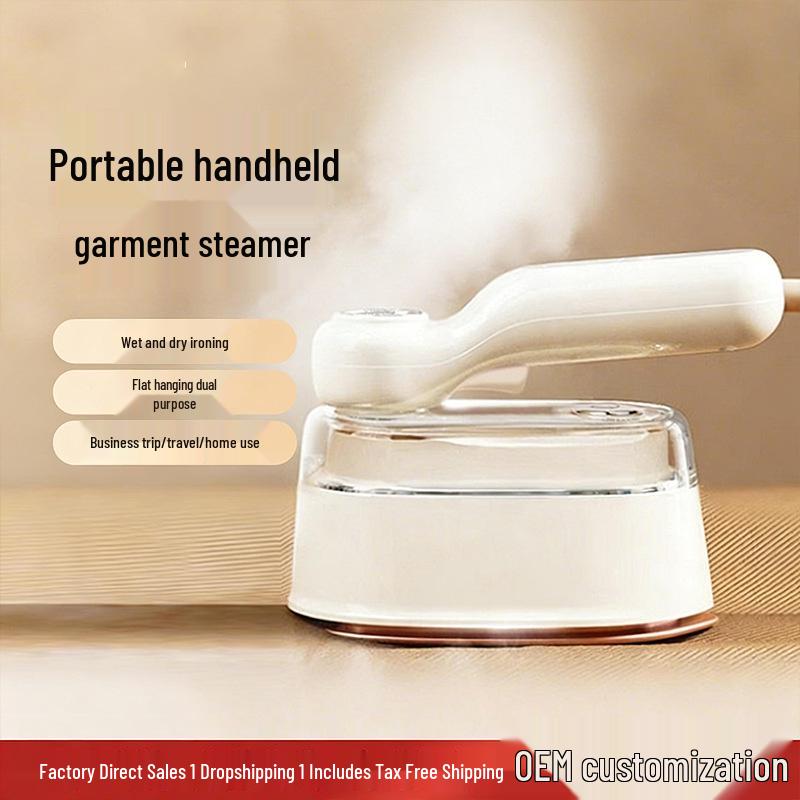 Portable Dual-Use Handheld Steamer & Iron - Foldable, Dry/Wet Garment Wrinkle Remover