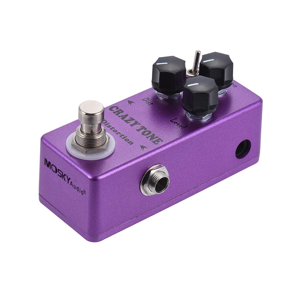 MOSKYAudio MP 50 CRAZY TONE RIOT Distortion Mini Single Guitar Effect Pedal True Bypass