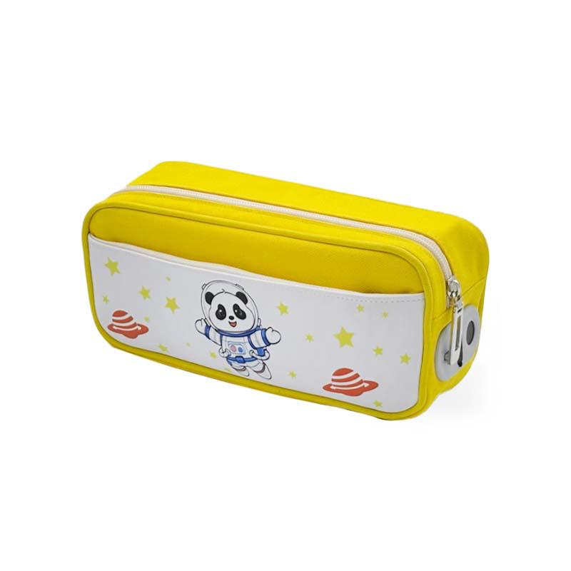 

Fingerprint Lock Large Capacity Pencil Case for Students | Multifunctional and Stylish Stationery Box жёлтый