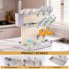Baby Bottle Drying Rack Large Capacity Kitchen Bottle Rack Dryer Holder for Baby BottlesSpace Saving Baby Bottles Rack With Hook