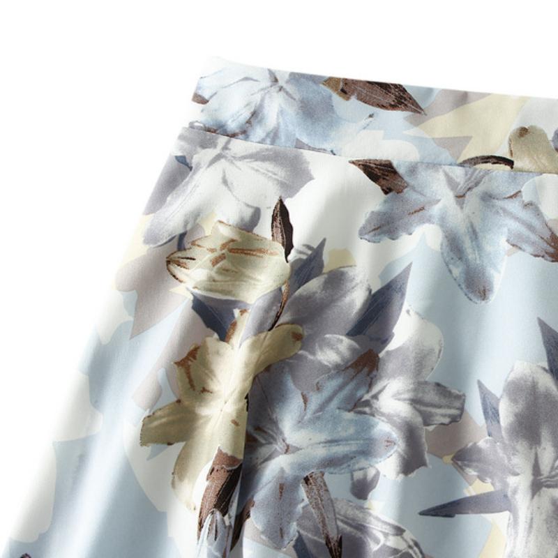 Юбка с рисунком маслом в стиле ретро — фото 5