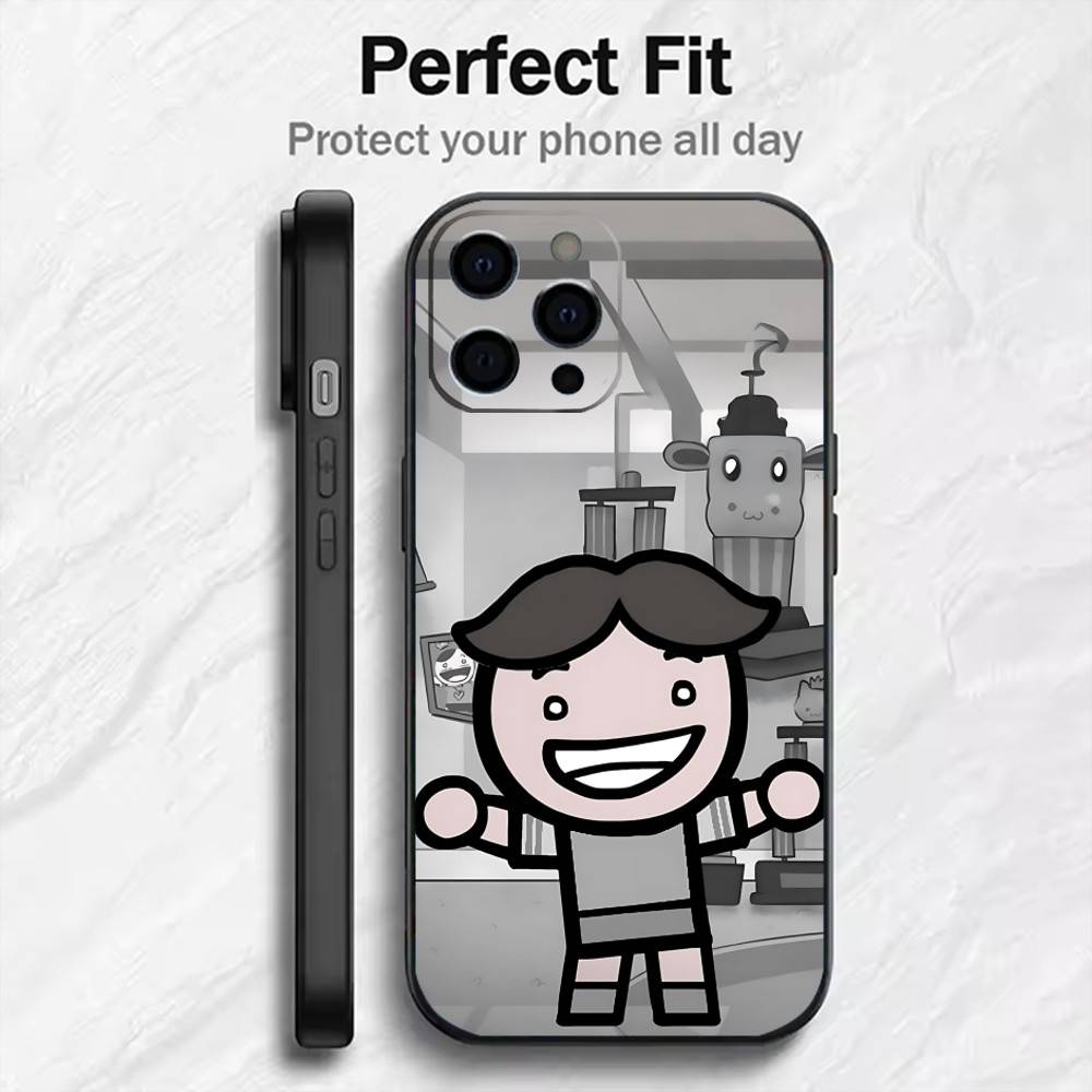 Cat Game M-Mew-Genics Phone Case For iPhone17,16,15,14,13,12 Plus,Max Soft Silicone Black Cover iPhone16plus