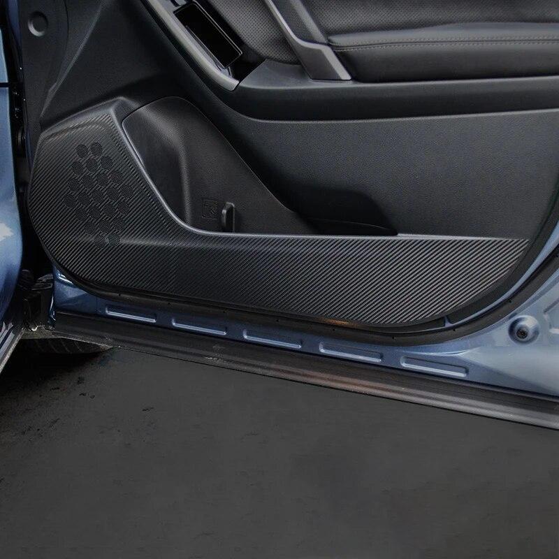 Car Inner Door Panel Protection Anti Kick Film Stickers Car Interior Accessories For Subaru Forester Outback Legacy XV Crosstrek