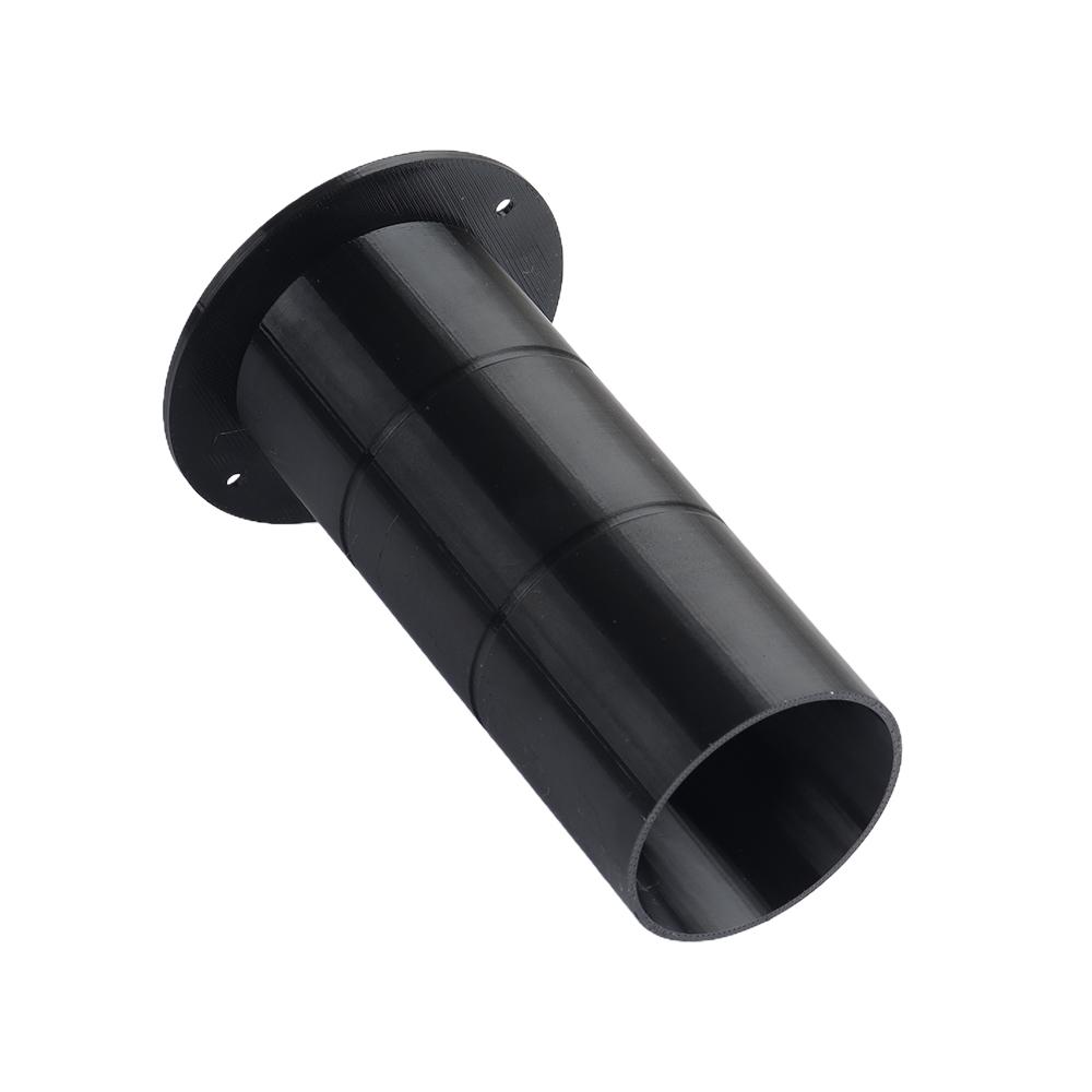 RV Gas Drop Out Round Floor Vent Black RV Floor Gas Exhaust Outlet For Motorhome Caravan Camper Van RV Accessories 75x120mm