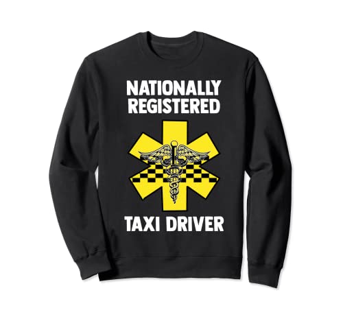 Nationally Registered Taxi Driver Costume | Taxi Driver Sweatshirt