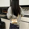 Kleine Tas Grappige Vierkante Tas Mini Contrasterende Kleur Crossbody Tas Draagbare Camera Schoudertas Dames
