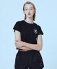 Etosome Premium Silket Circle Logo Half Tee (Black)
