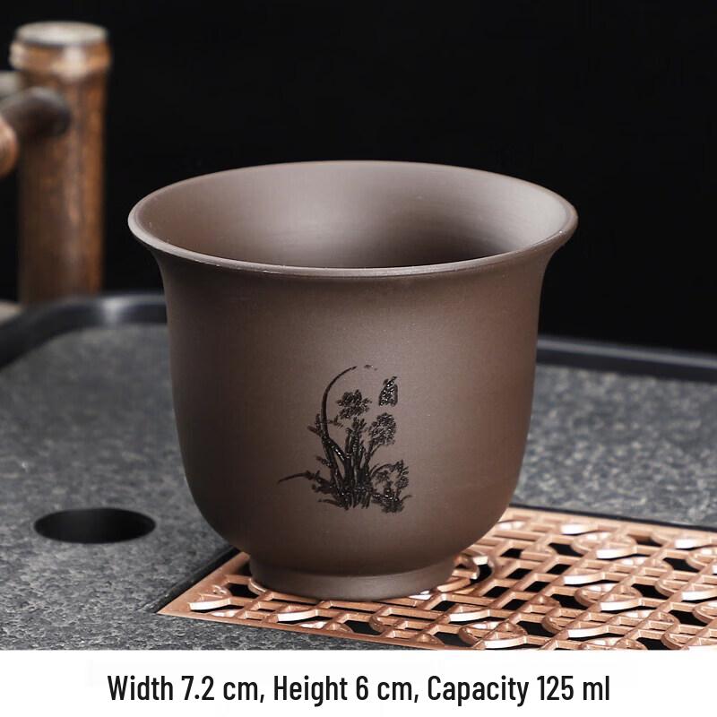 Qiwei Zisha Purple Clay Personal Teacup