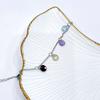 Silver Bracelet with Natural Amethyst 9.381ct, Garnet, Green Quartz, London Blue Topaz, Topaz, Product Weight 3.86 G (2166573)