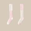 2Pairs Thicken Warm Coral Fleece Stockings Winter Long Tube Socks Cute Floor Plush Stockings  Winter