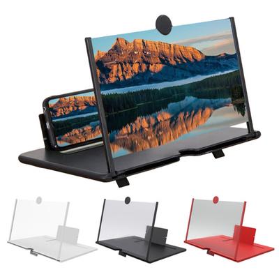 10/12/14/16/18-Inch Phone Screen Magnifier Foldable Phone Holder with Screen Enlarger Amplifier Movies Videos Smartphone Screen