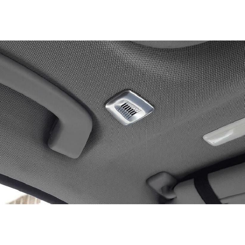 For BMW X3 F25 X4 F26 2011-2016 2017 ABS Silver Car Roof Microphone Cover Trim