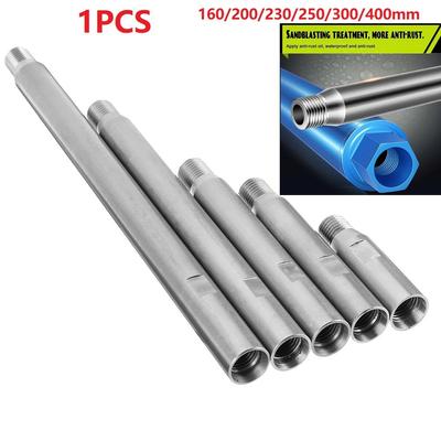 1 Pz Punta Diamantata-Punta da Carotaggio con Nucleo Estensione Punta da Carotaggio ad Acqua 160/200/230/300/400mm Filettatura M22 Asta di Collegamento Per Adattatori di Impianti di Perforazione