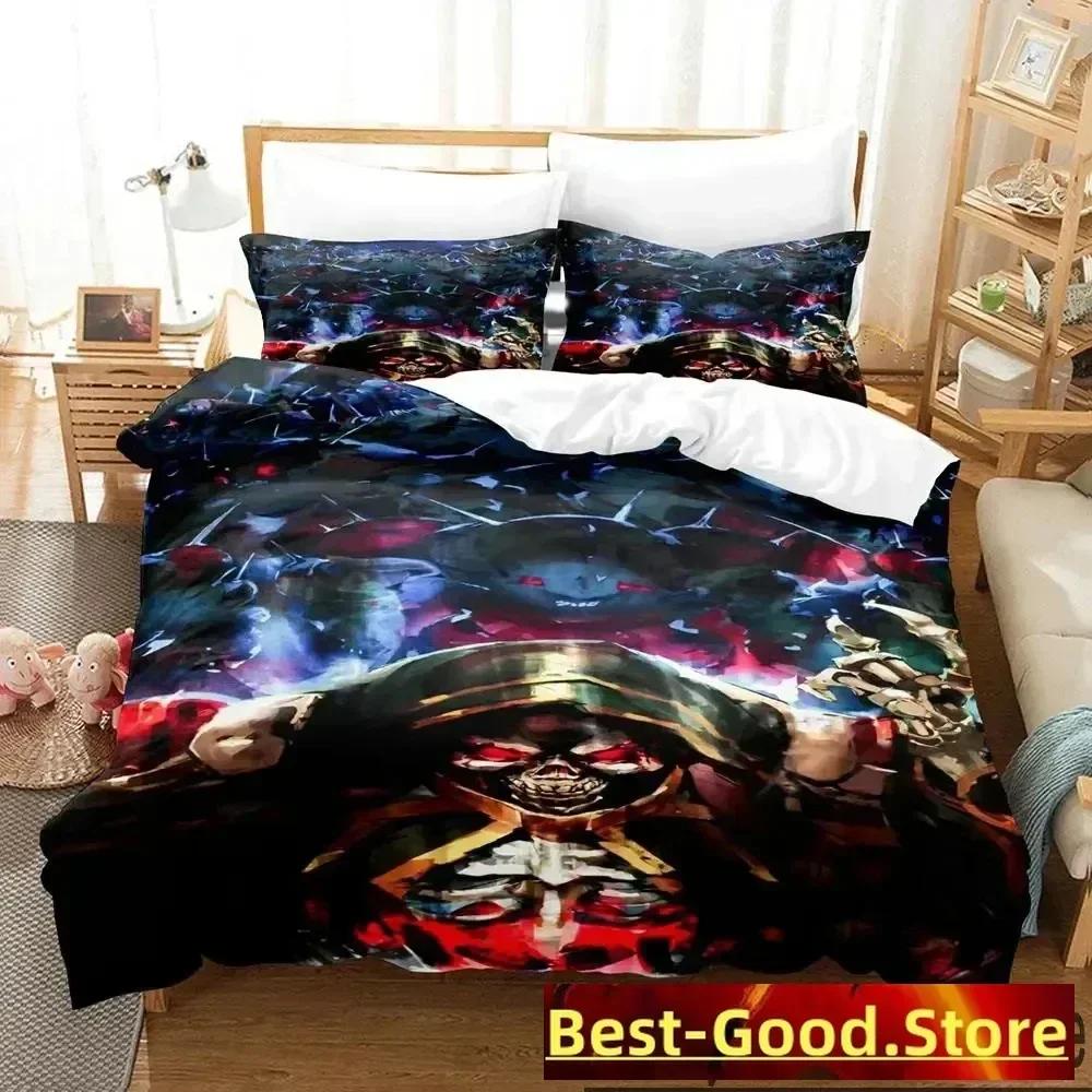 3D Print OVERLORD Bedding Set Duvet Cover Bed Set Quilt Cover Pillowcase Comforter king Queen Size Boys Adult Bedding Set