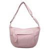 Borsa a spalla in velluto a coste da donna borsa a tracolla a tinta unita