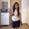 Women's Summer White Polo Collar Short-Sleeve Slim Fit College Style T-Shirt