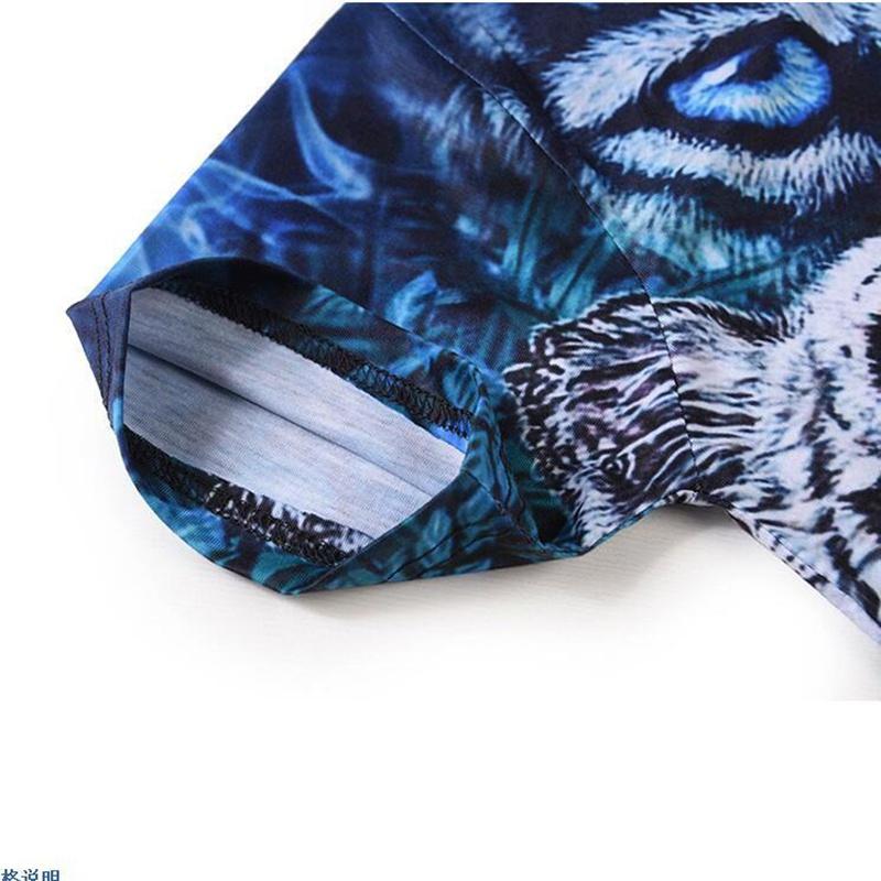 Versatile Short Sleeves Tiger Design T-shirt In Soft Cotton For All Seasons And Occasions