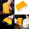 Baking Enthusiasts Fondant Smoothers Durable Dough Cutter and Scrapers Tool for Home and Professional Cook