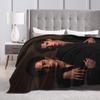 Soft Warm Blanket Travel Office Heated Rivalry Throw Blanket  Flannel Bedspread For Couch Bed Novelty Sofa Bed Cover