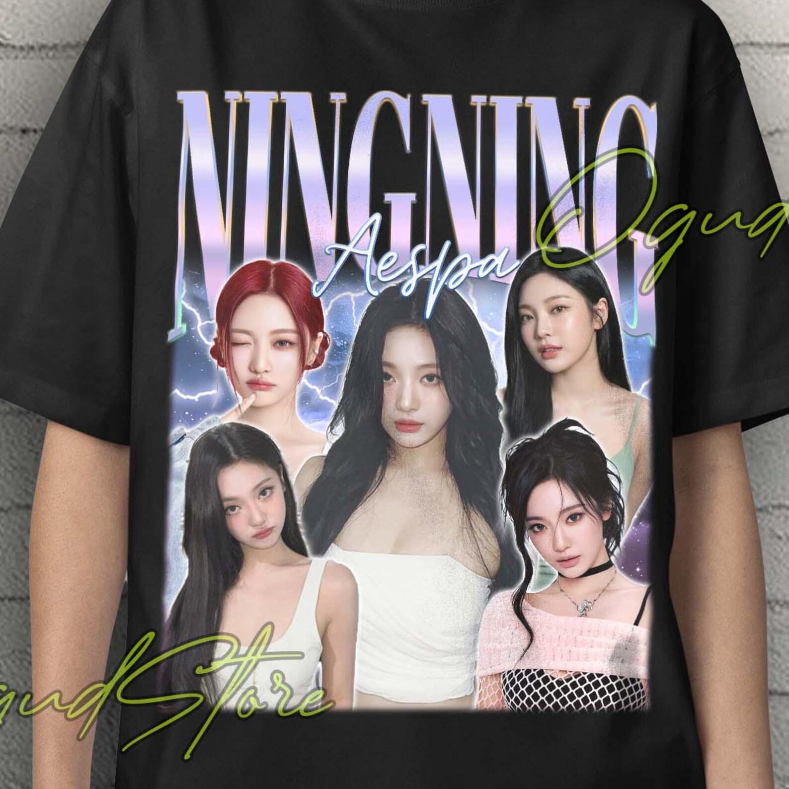 Ningning Aespa Tee, Ningning Tshirt, Ningning Kpop Shirt, Ningning Retro Tees, Ningning Kpop Singer, Ningning Idol Kpop Gift, Ningning KPOP 2XL