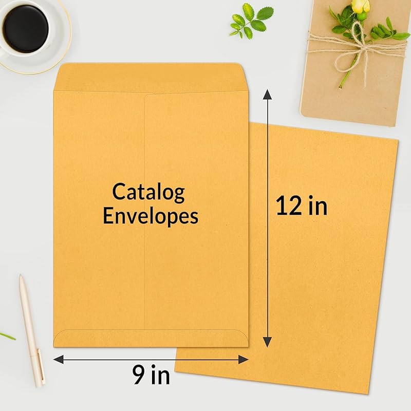 

Accuprints Paper Envelopes With Lamination (Pack Of 50,Yellow,A4 Size) Pack Of 50