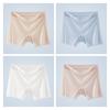 4 Stück Damen Eis seide Shorts Nahtlos Anti-Roll-Rand Anti-Scheuern Unterwäsche Dünn Atmungsaktiv Boxer Shorts