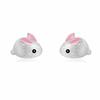 BF CLUB 925 Sterling Silver Pink Rabbit Earrings For Women Trendy Earring Jewelry Prevent Allergy Party Accessories Gift