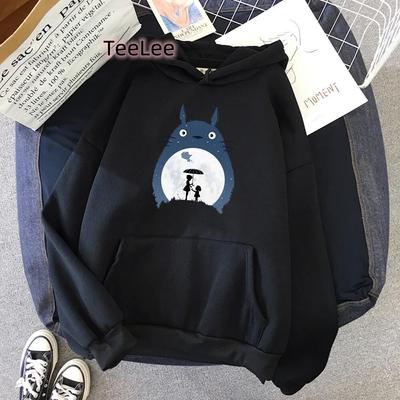 Kawaii Totoro Studio Ghibli Hoodies Harajuku Female Clothes Japanese Anime Printed Sweatshirt 2022 New Funny Cartoon Hoody Women