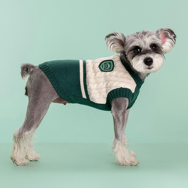 Pet Sweater: Wool Knitted Autumn/Winter Style for Cats and Dogs