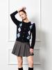 Nitina Wool Blend Pleated Skirt M/Gy