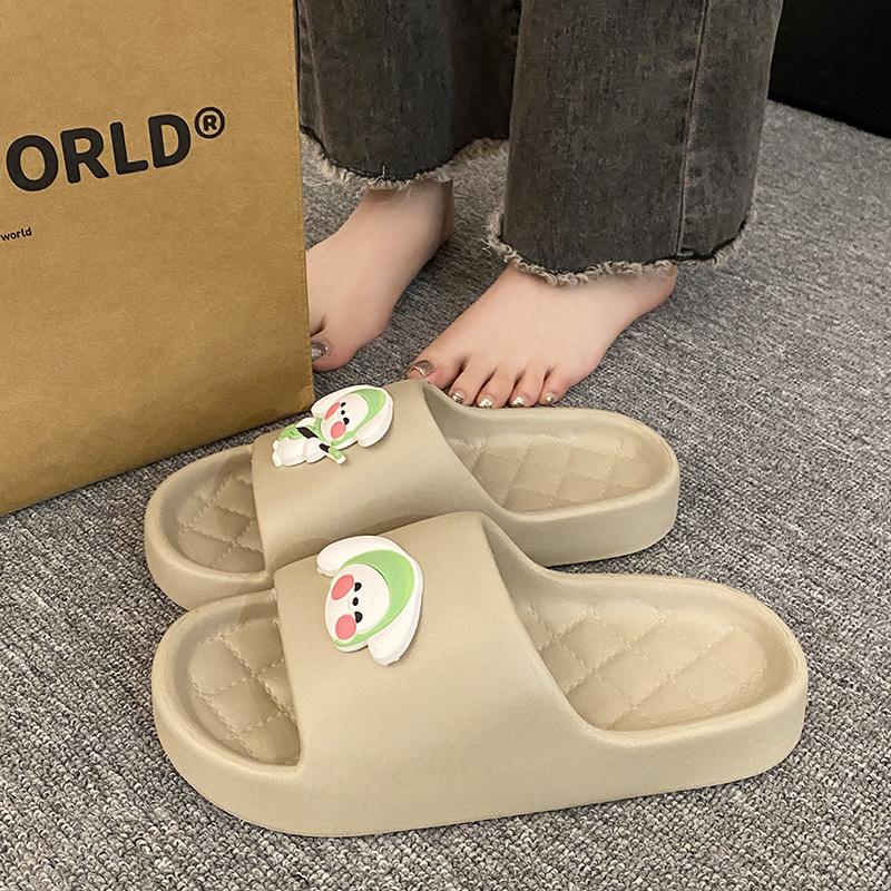 

Тренд Мультяшный кролик Лето Пара Нескользящие Мягкие Шлепанцы Гибкие Комфортные Сандалии Мужские Женские Повседневные Тапочки Женские Домашние Шлепанцы 44-45 коричневый