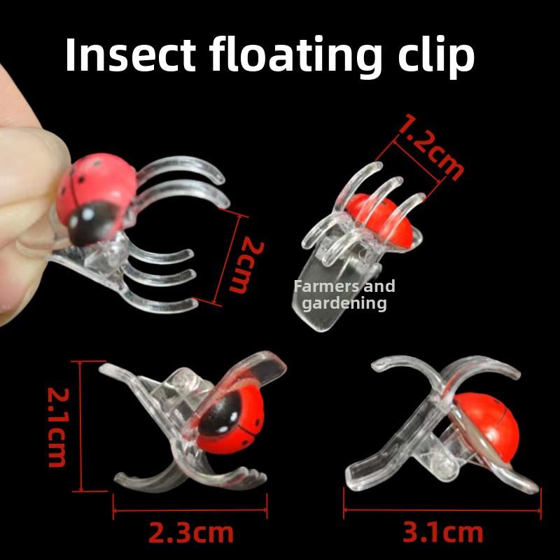 

1 шт. Зажим-божья коровка Зажим-орхидея-бабочка Украшение в виде насекомого Фигурный зажим Рамка для поддержки вьющихся растений Зажим для фиксации 1PCS
