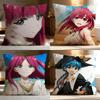 Anime Magi The Labyrinth Of Magic Cushion Cover Soft Washable Pillow Case Multi-Scene For Couch Bed Travel Office Use