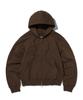Suade Basic Hood Zip Up [Mocha Brown]