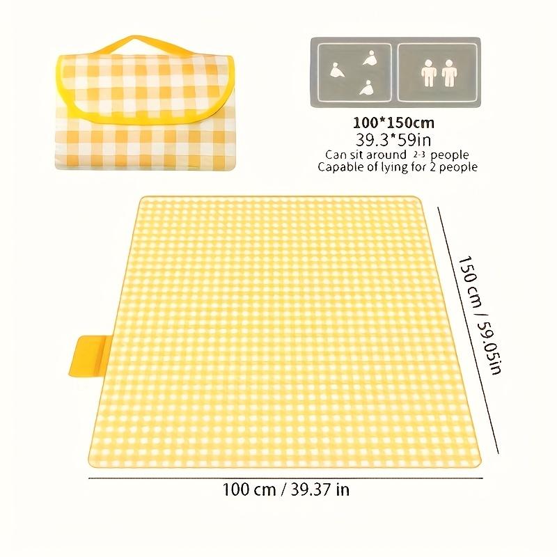 RV Picnic Blanket, Waterproof Portable Mat - Easy to Clean, Foldable, Ideal for Outdoor Leisure, Yard Lawn Camping, Beach Use