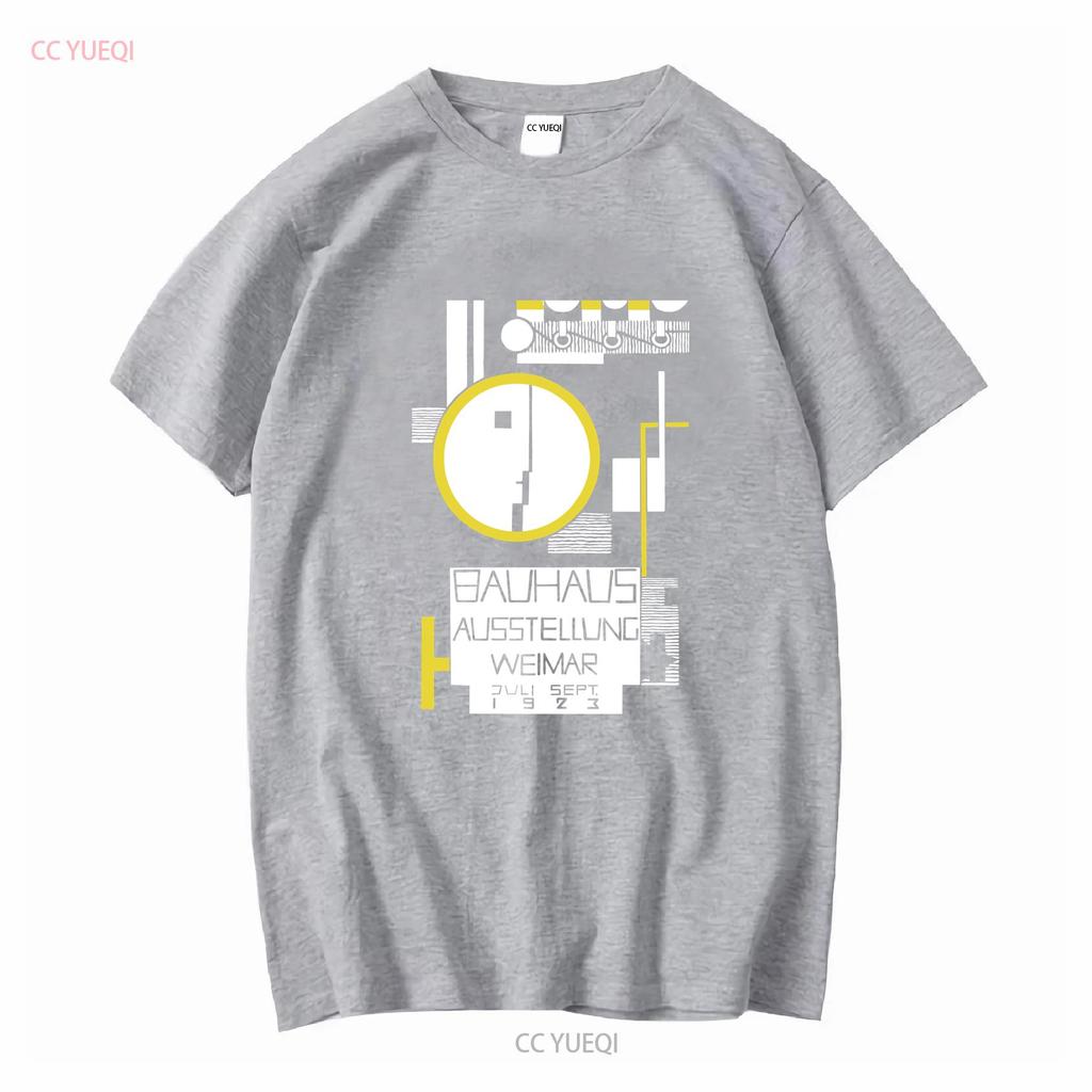 Bauhaus Exhibition Poster 1923 limited edition original design tribute T Shirt unisex long or short sleeves vintage Washed