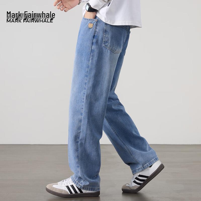 Mark Fairwhale Men's Vintage Washed Straight Jeans