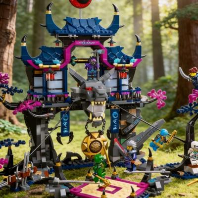 Wolf Mask Shadow Dojo Dragons Rising Building Blocks Bricks Children Toys for Kids Birthday Gifts